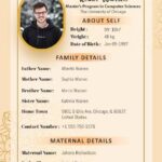 Biodata Template