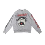 The Brand New Stylish Grey Hellstar Studios Records Sweater For Uni-Sex