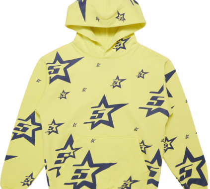 Sp5der-5Star-Hoodie-Yellow