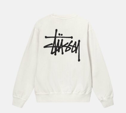 Stüssy Basic Pigment Dyed Crew Hoodie Herren Beige