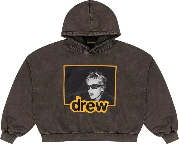 True Drew Boxy hoodie vintage black