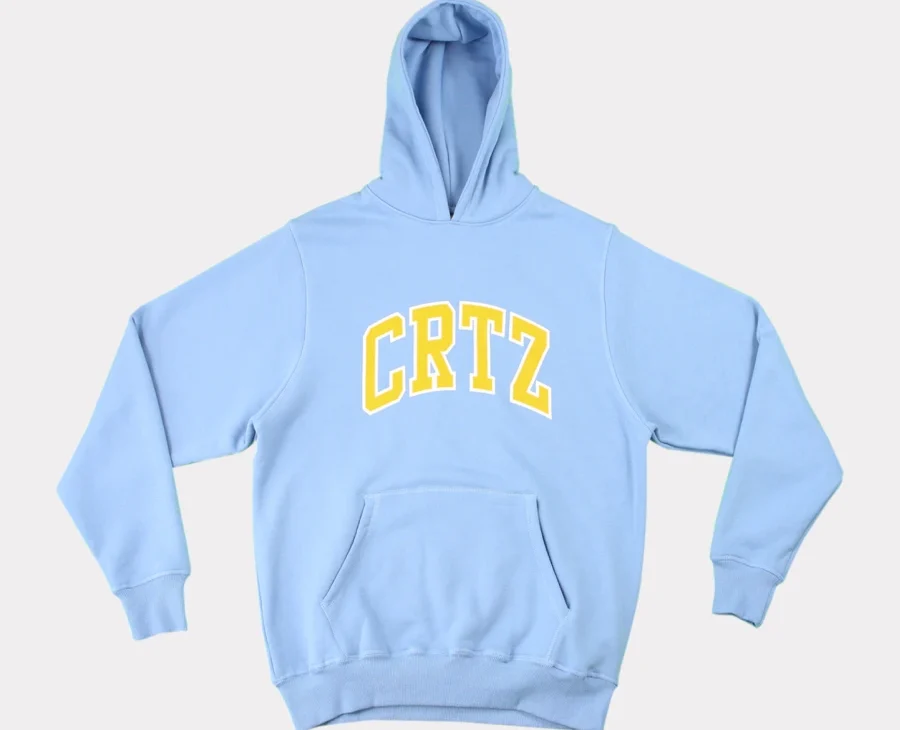 Cortez Dropout Hoodie Baby Blue’s