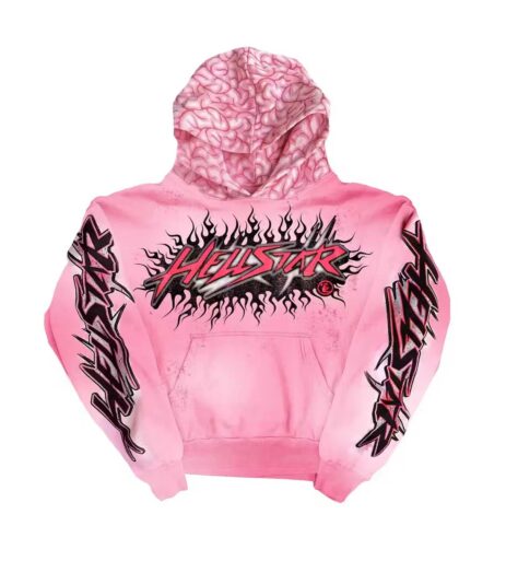 Hellstar Brainwashed Hoodie Pink